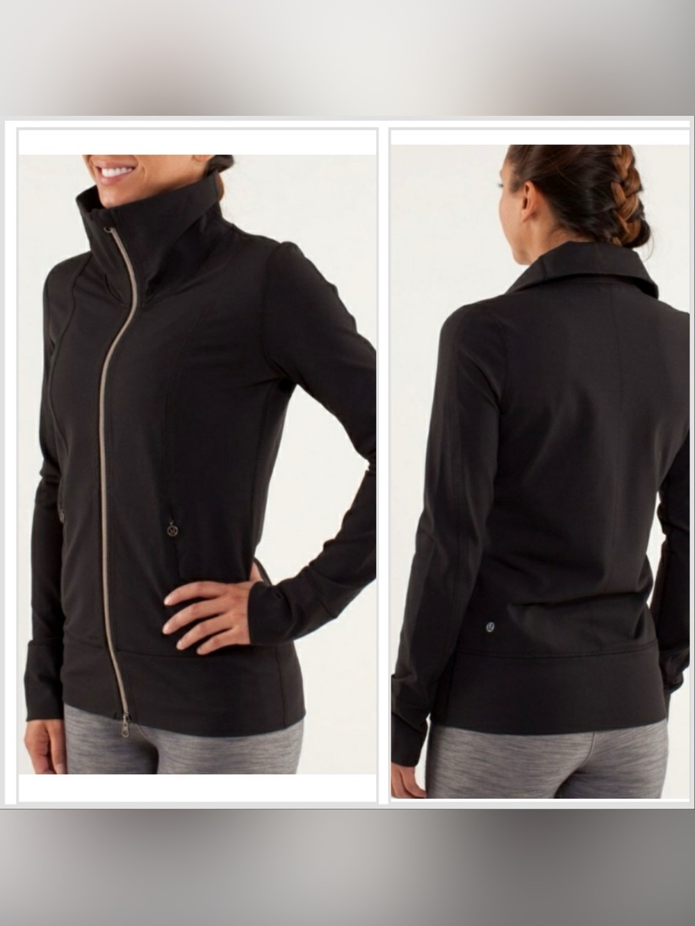 Lululemon Black Daily Yoga Jacket Size 2